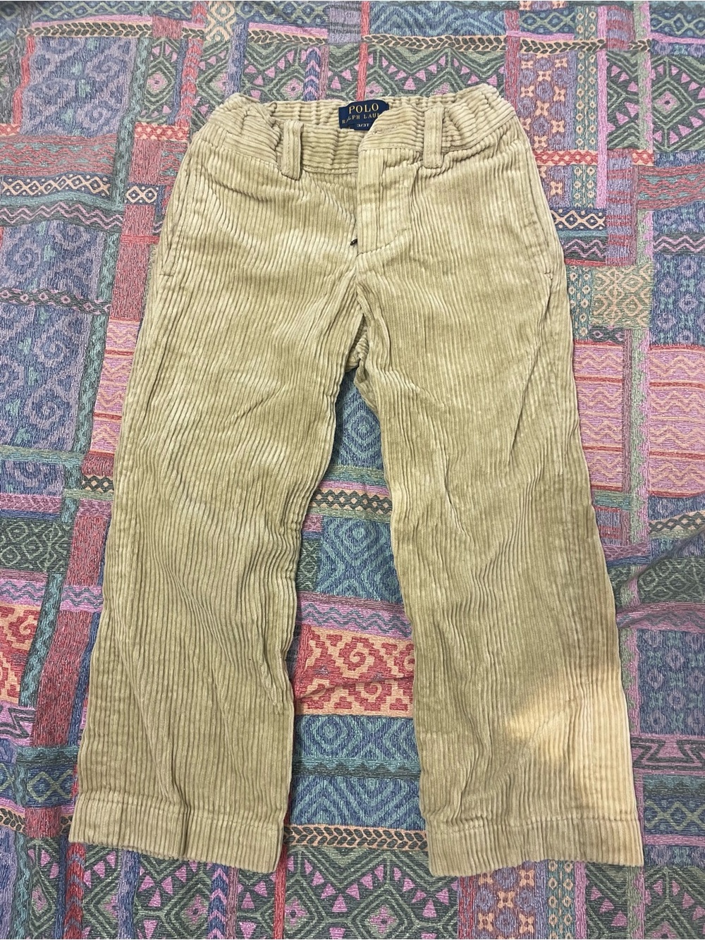 Kids 3T Polo Ralph Lauren Beige Corduroy Pants